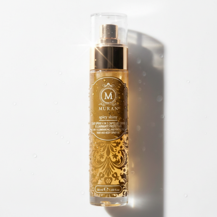 Масло-Спрей 4-в-1 для Защиты и Сияния Волос и Тела MURAN Spicy Shiny Hair and Body Spray Oil