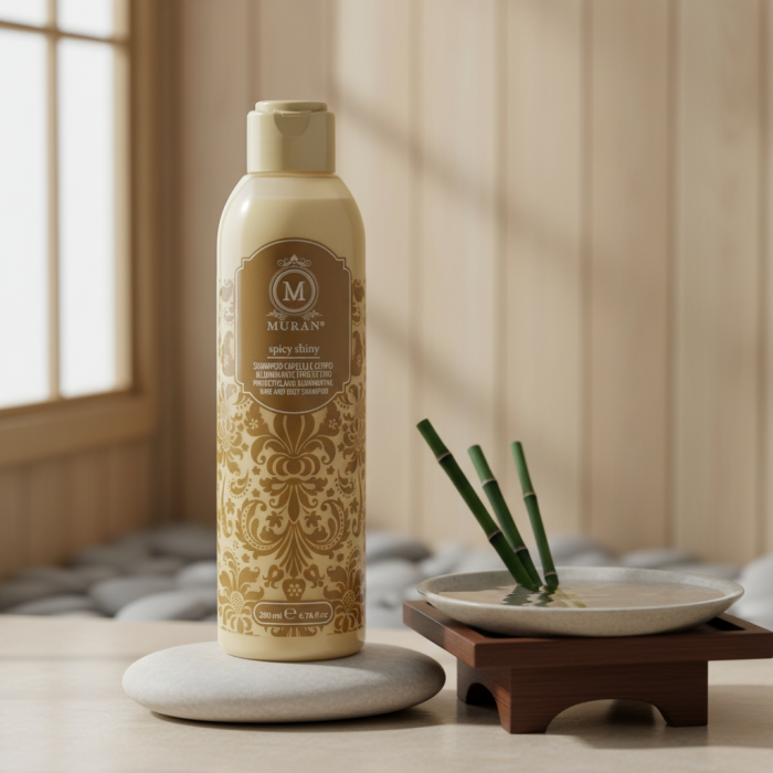 Защитный Шампунь для Сияния Волос и Тела MURAN Spicy Shiny Hair and Body Shampoo