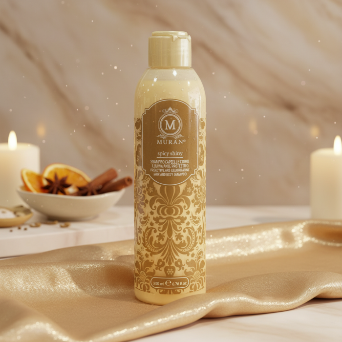 Защитный Шампунь для Сияния Волос и Тела MURAN Spicy Shiny Hair and Body Shampoo