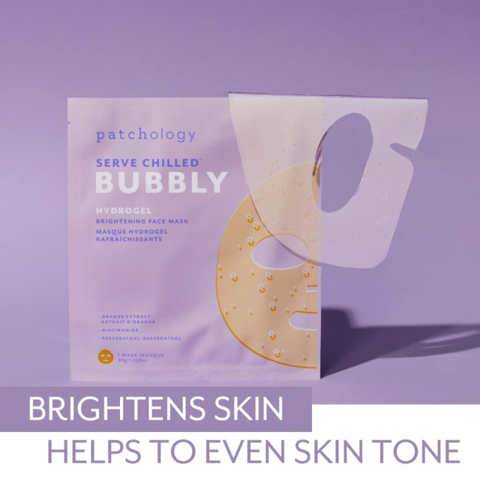 Осветляющая Гидрогелевая Маска для Лица Patchology Bubbly Hydrogel Brightening Mask