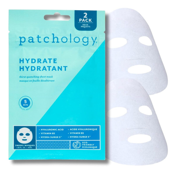 Маска для Увлажнения Кожи Лица Patchology Hydrate Sheet Mask Duo