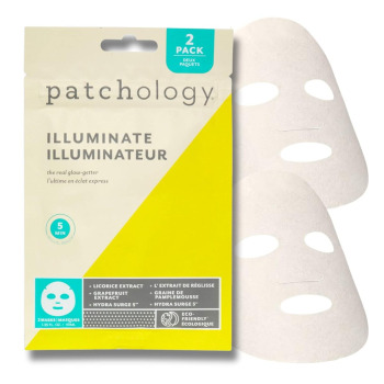 Маска для Сяйва Шкіри Обличчя Patchology Illuminate Sheet Mask Duo Маска для Сяйва Шкіри Обличчя Patchology Illuminate Sheet Mask Duo