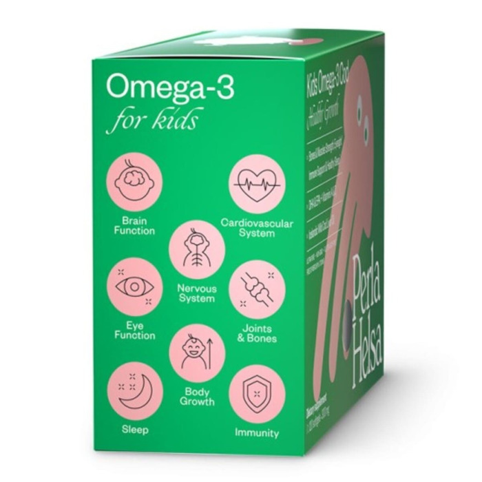 Омега-3 для Детей из Трески с Витаминами А и D3 Perla Helsa Kids Omega-3 Cod