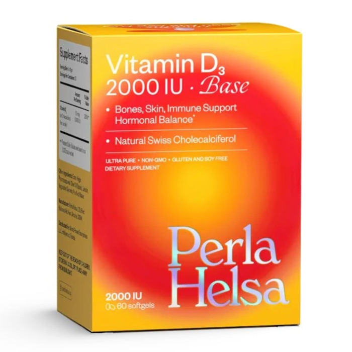 Витамин D3 2000 IU Perla Helsa Vitamin D3 Base