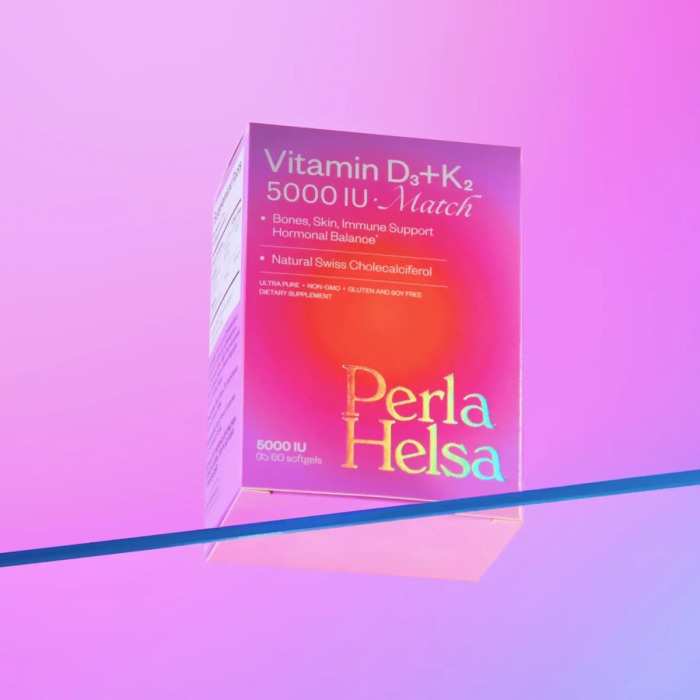 Витамин D3 5000 IU + K2 Perla Helsa Vitamin D3 + K2 Match 