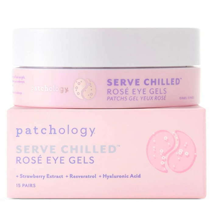 Освежающие Розовые Патчи Patchology Serve Chilled Rosé Eye Gels