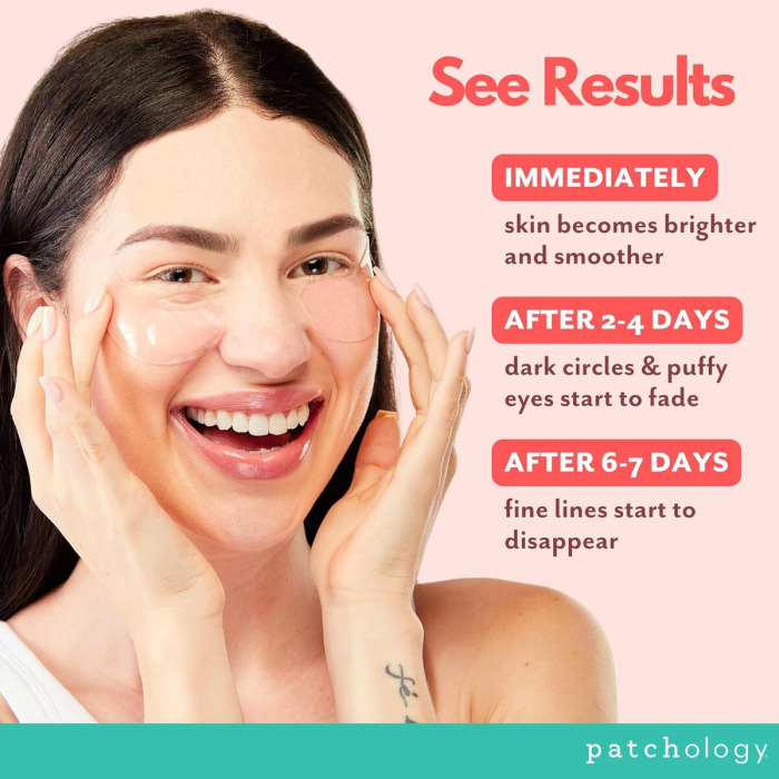 Освежающие Розовые Патчи Patchology Serve Chilled Rosé Eye Gels