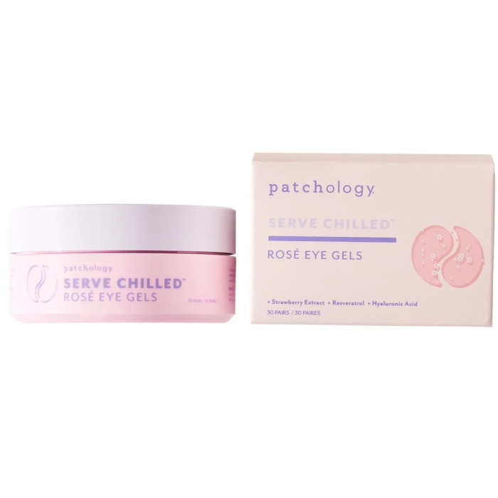 Освежающие Розовые Патчи Patchology Serve Chilled Rosé Eye Gels