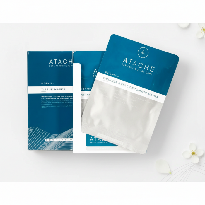 Целлюлозная Омолаживающая Маска для Лица ATACHE Wrinkle Attack Promask VA-B3