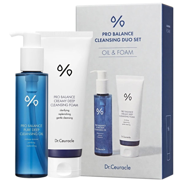 Набор для Двухэтапного Очищения Кожи с Пробиотиками Dr. Ceuracle Pro Balance Cleansing Duo Set