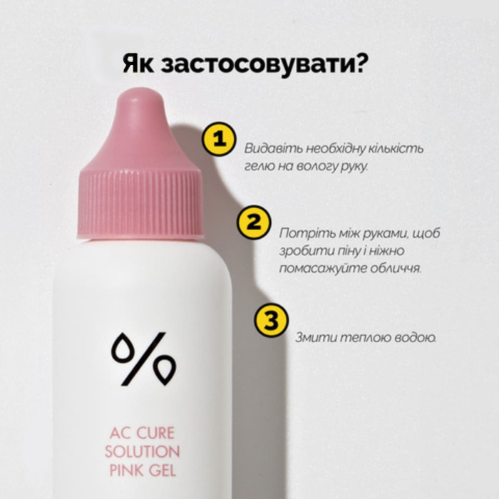 Гель для Умывания для Проблемной Кожи Dr. Ceuracle АC Сare Solution Pink Gel