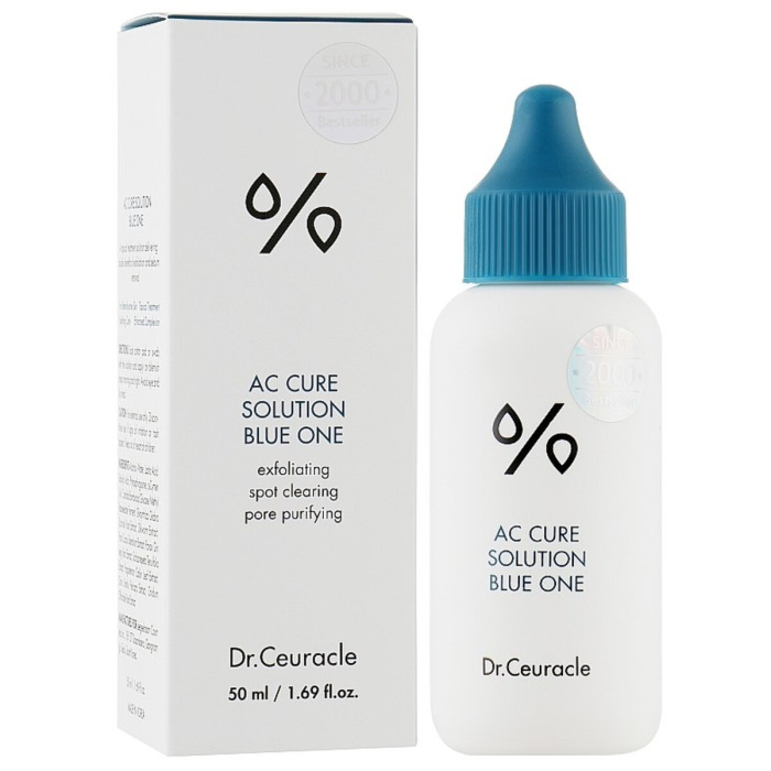 Сыворотка Против Акне для Локального Применения Dr. Ceuracle АC Care Solution Blue One