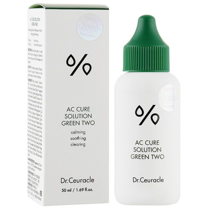 Успокаивающая Сыворотка для Проблемной Кожи Dr. Ceuracle AC Care Green Two