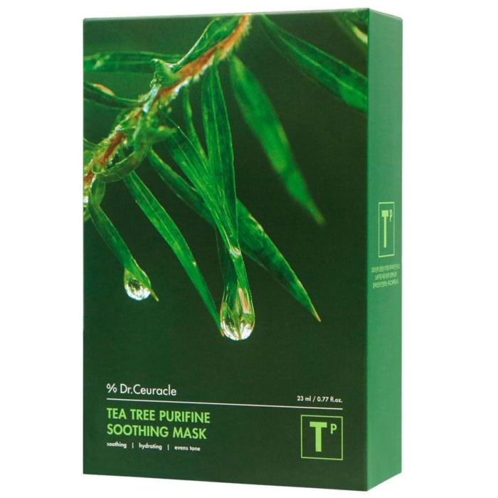 Успокаивающая Маска для Лица с Экстрактом Чайного Дерева Dr. Ceuracle Tea Tree Purifine Soothing Mask