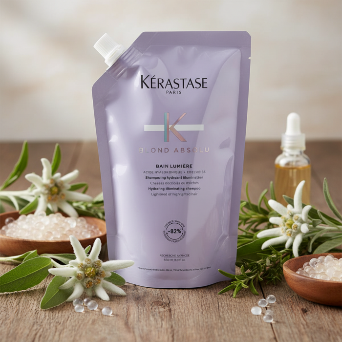 Kerastase Blond Absolu Bain Lumiere Hydrating Illuminating Shampoo Увлажняющий шампунь для светлых и мелированных волос