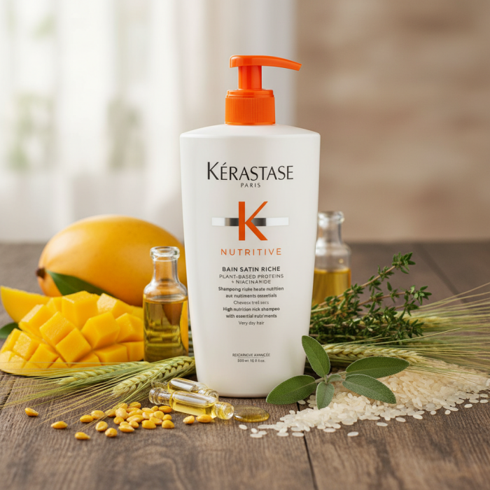 Увлажняющий Шампунь-Ванна для Очень Сухих Волос Kerastase Nutritive Bain Satin Riche Shampoo