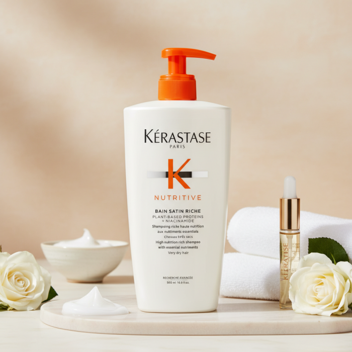 Увлажняющий Шампунь-Ванна для Очень Сухих Волос Kerastase Nutritive Bain Satin Riche Shampoo