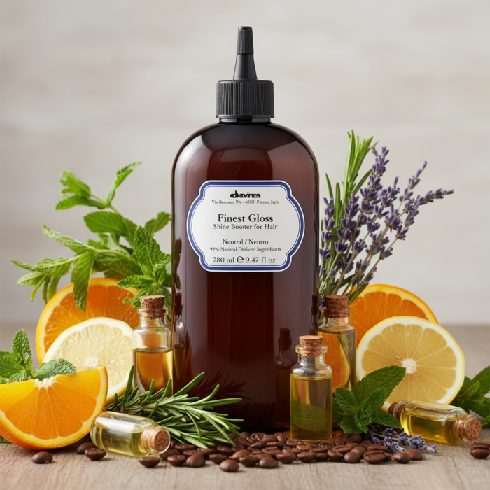 Бесцветное Средство для Усиления Блеска Волос Davines Finest Gloss