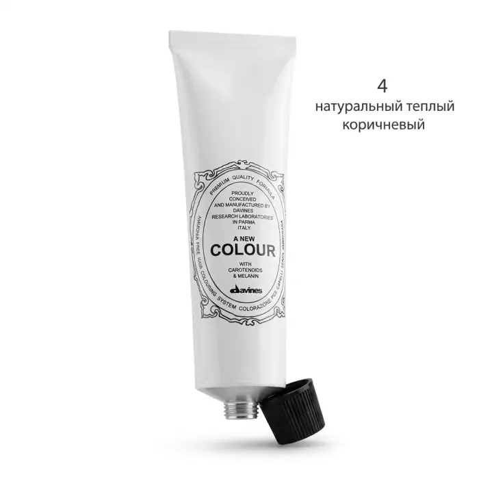 Безаммиачная Крем-Краска Davines A New Colour Warm Naturals, 60 мл (теплые натуральные)