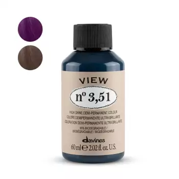 Безаммиачная Демиперманентная Краска для Тонирования Волос Davines View High Shine Demi-Permanent Colour Mahogany, 60 мл (махагоновые оттенки)