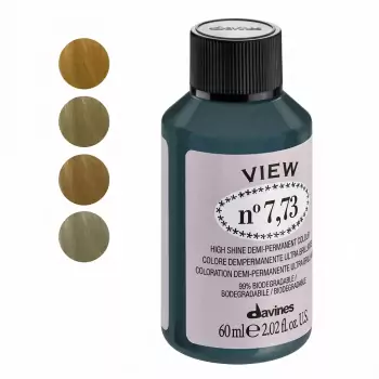 Безаммиачная Демиперманентная Краска для Тонирования Волос Davines View High Shine Demi-Permanent Colour Beige, 60 мл (бежевые оттенки)