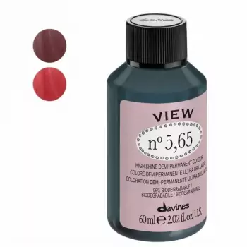 Безаммиачная Демиперманентная Краска для Тонирования Волос Davines View High Shine Demi-Permanent Colour Reds, 60 мл (красные оттенки)