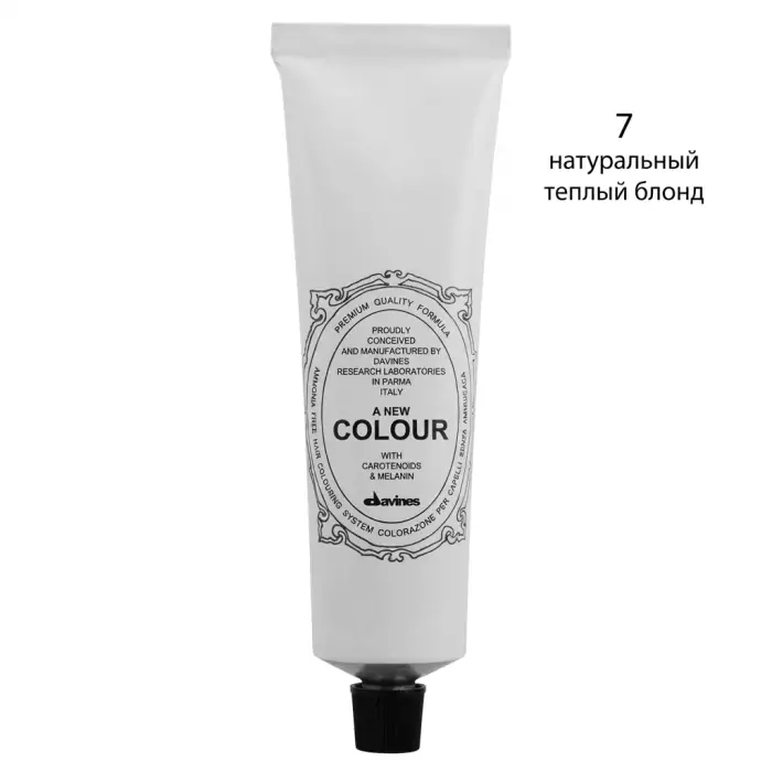 Безаммиачная Крем-Краска Davines A New Colour Warm Naturals, 60 мл (теплые натуральные)