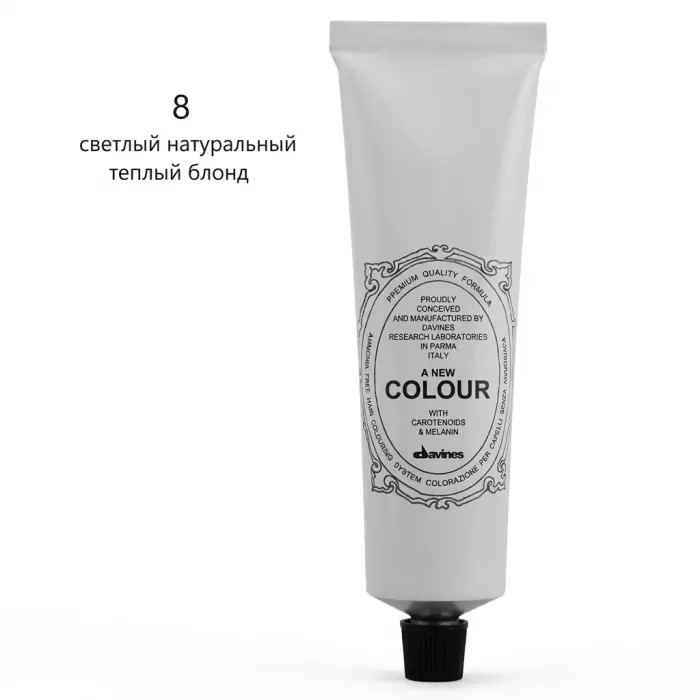 Безаммиачная Крем-Краска Davines A New Colour Warm Naturals, 60 мл (теплые натуральные)