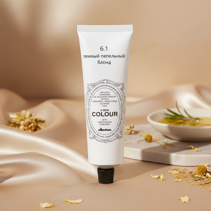 Безаммиачная Крем-Краска Davines A New Colour Ash, 60 мл (пепельные оттенки)