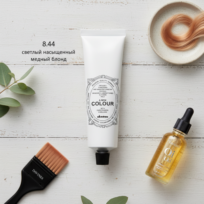 Безаммиачная Крем-Краска Davines A New Colour Copper, 60 мл (медные оттенки)