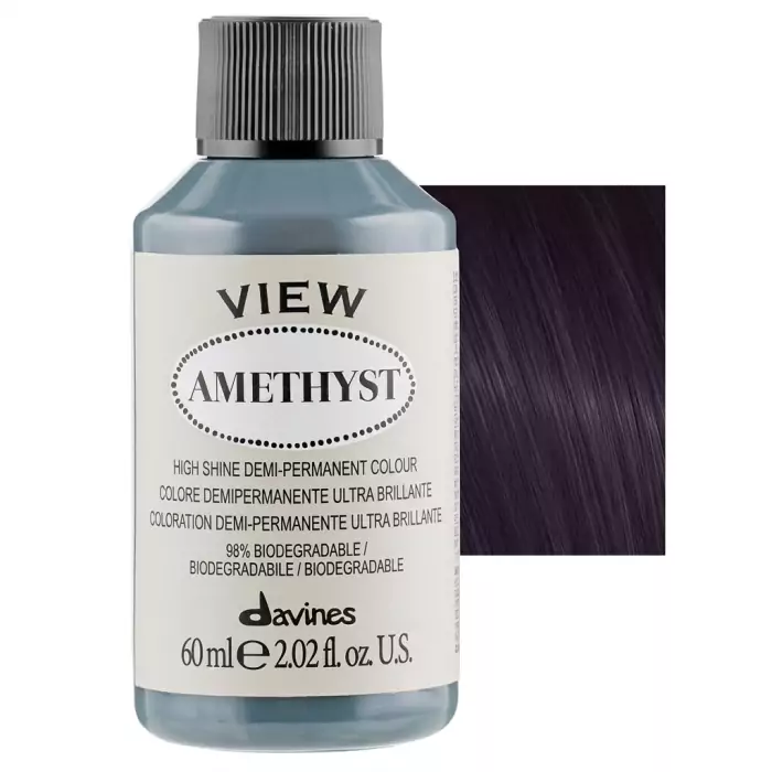 Безаммиачная Демиперманентная Краска для Тонирования Волос Davines View High Shine Demi-Permanent Colour Special Nuances, 60 мл (специальные оттенки)