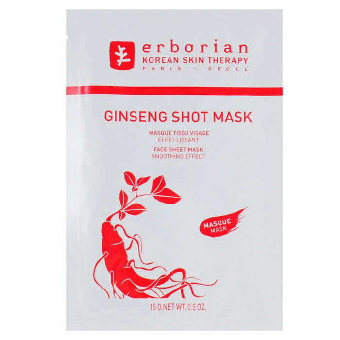 Восстанавливающая Тканевая Маска для Лица «Женьшень» Erborian Ginseng Shot Mask