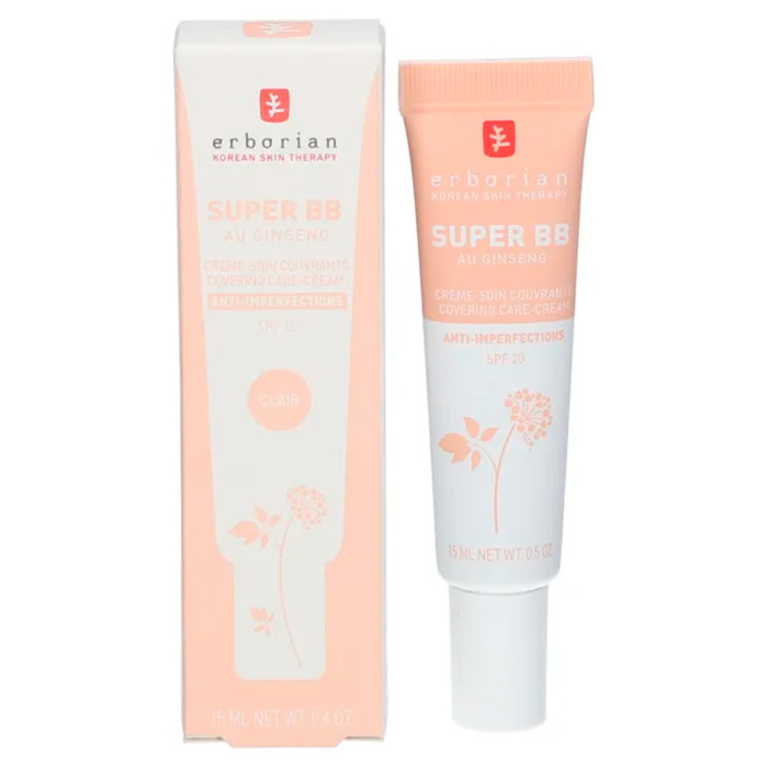 Тонирующий Крем-Корректор для Лица Erborian Super BB Cream Clair SPF 20