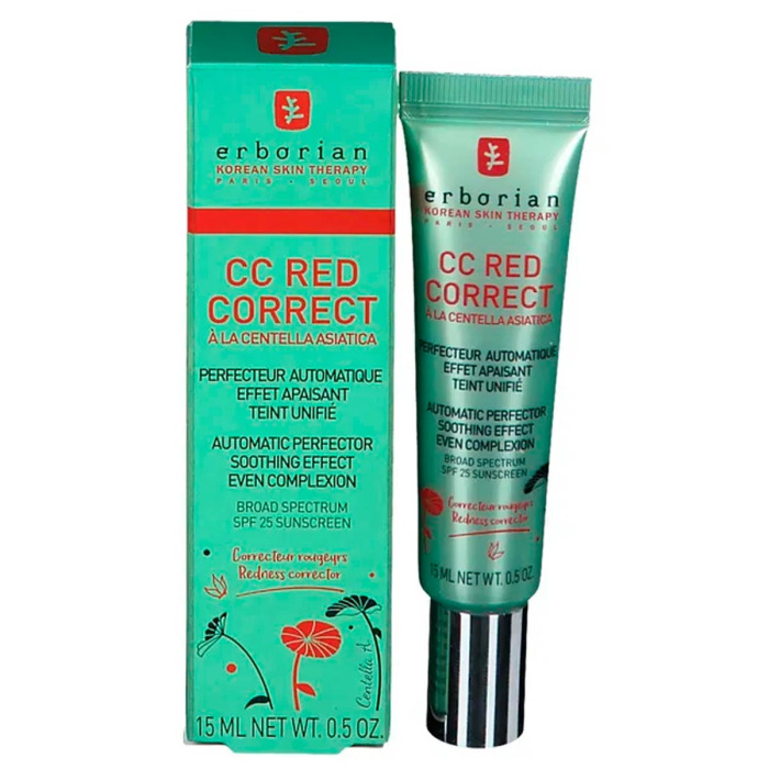 Корректирующий CC-Крем для Лица Erborian CC Red Correct SPF 25