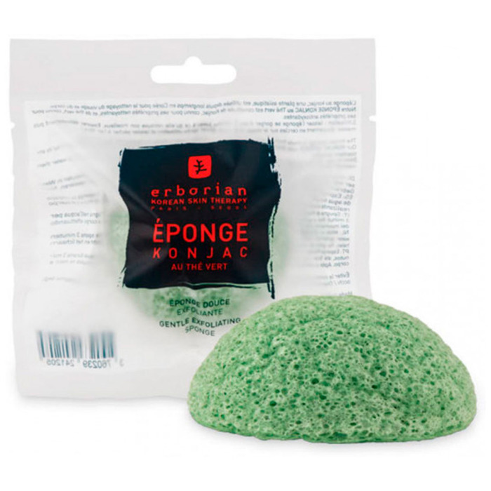 Спонж Конняку с Зеленым Чаем Erborian Green Tea Konjac Sponge