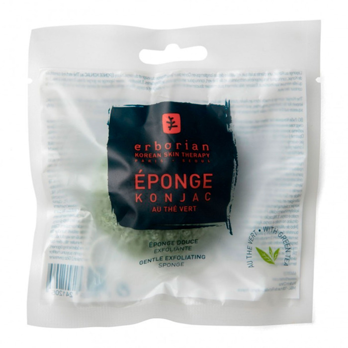 Спонж Конняку с Зеленым Чаем Erborian Green Tea Konjac Sponge