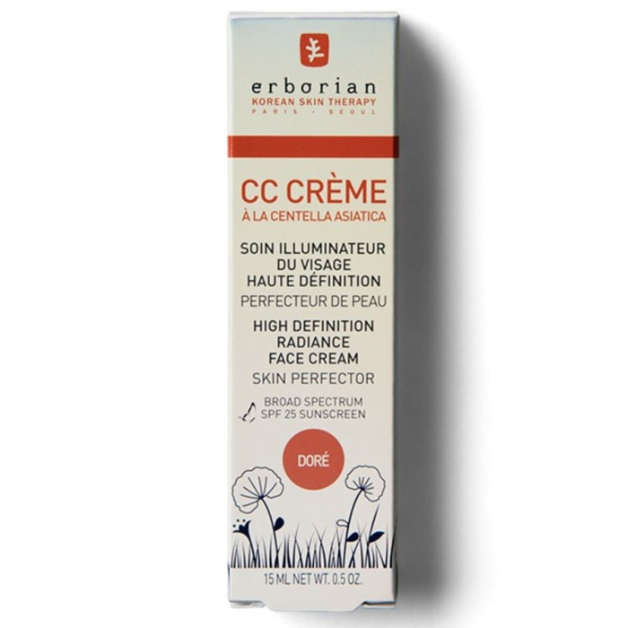 Тонирующий CC-Крем для Лица «Контроль Цвета» Erborian CC Face Cream Dore SPF 25