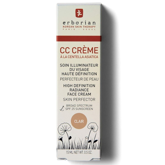 Тонирующий CC-Крем для Лица «Контроль Цвета» Erborian CC Face Cream Clair SPF 25