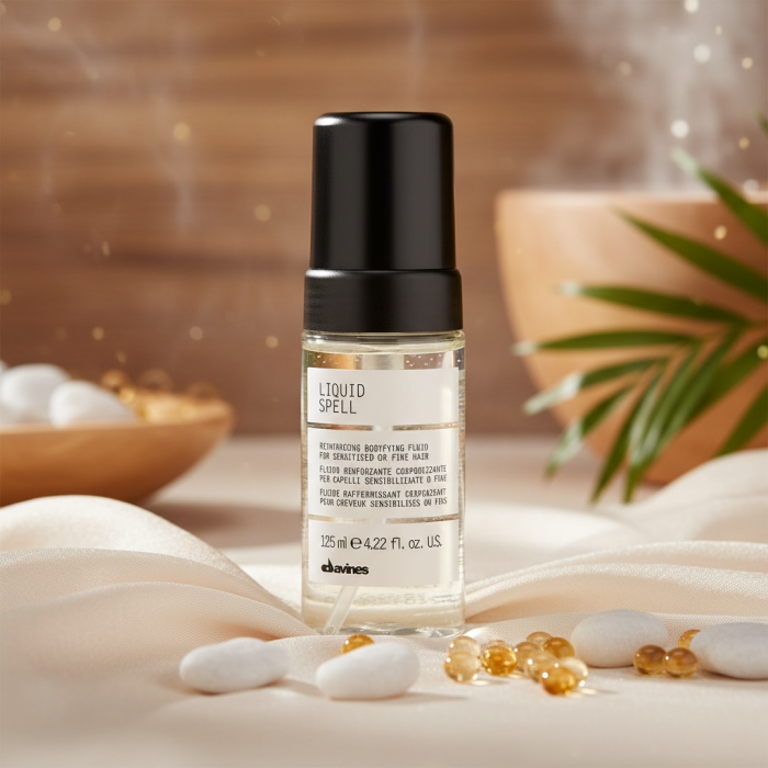 Флюид уплотняющий для объёма волос Davines Liquid Spell Reinforcing Bodifying Fluid