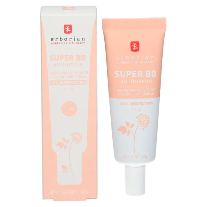 Тонирующий Крем-Корректор для Лица Erborian Super BB Cream Clair SPF 20