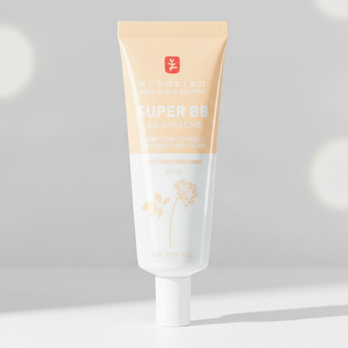 Тонирующий Крем-Корректор для Лица Erborian Super BB Cream Nude SPF 20