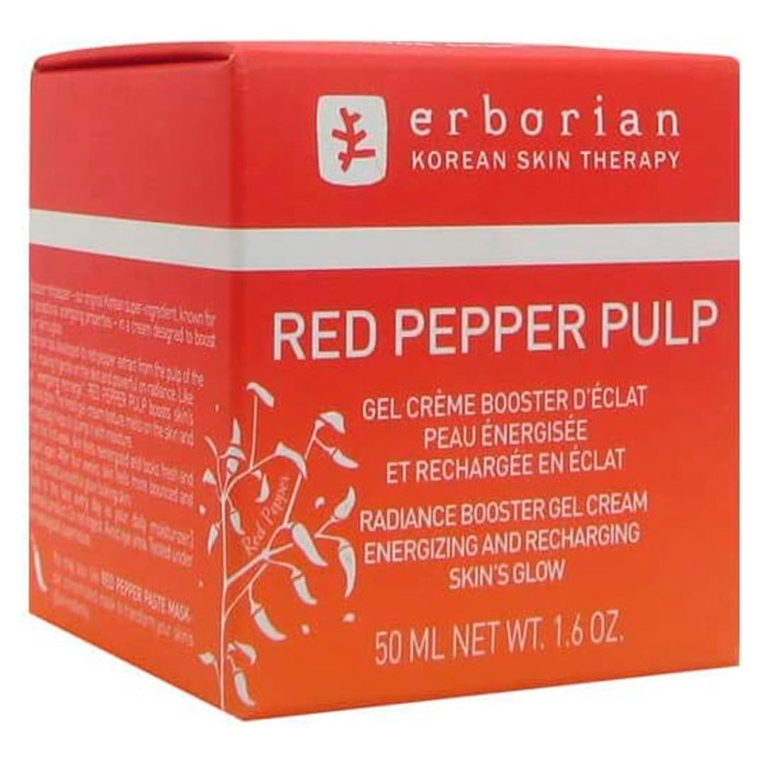 Гель-Крем для Лица «Красный Перец» Erborian Red Pepper Pulp Radiance Booster Gel