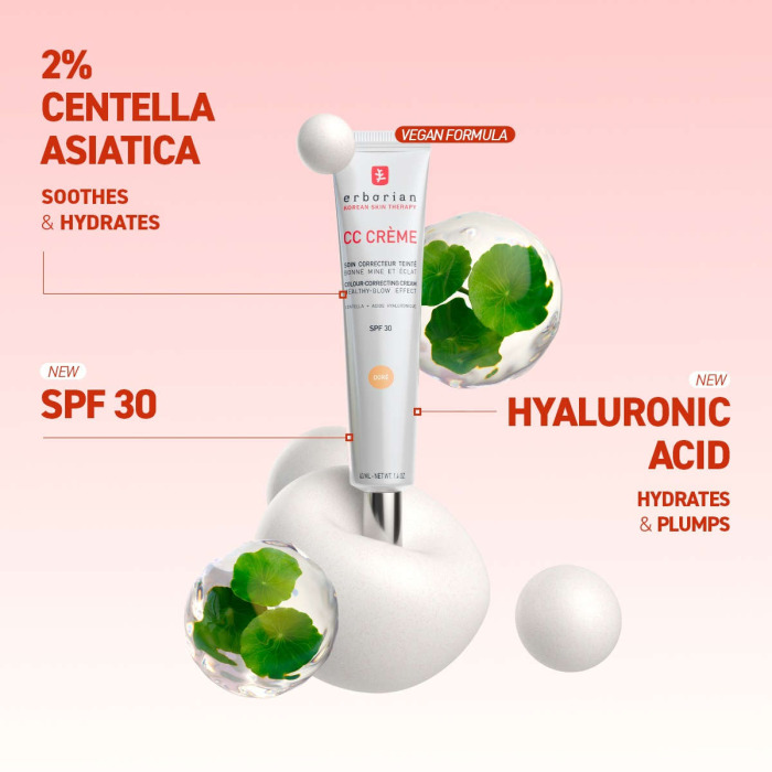 Тонирующий CC-Крем для Лица «Контроль Цвета» Erborian CC Face Cream Dore SPF 30
