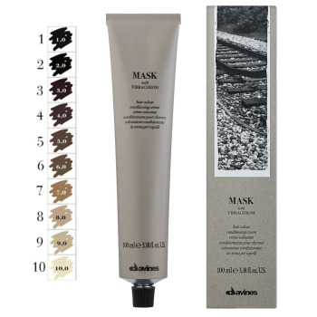 Перманентна Крем-Фарба для Волосся Davines Mask with Vibrachrom Naturals, 100 мл (натуральні відтінки)