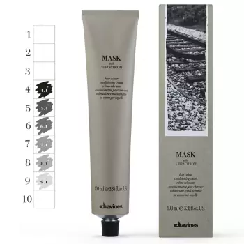 Перманентная Крем-Краска для Волос Davines Mask with Vibrachrom Ash, 100 мл (пепельные оттенки)