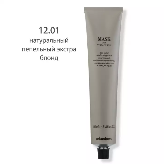 Перманентная Крем-Краска для Волос Davines Mask with Vibrachrom Extralifts, 100 мл (экстра блонды)