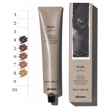 Перманентная Крем-Краска для Волос Davines Mask with Vibrachrom Warm Naturals, 100 мл (теплые натуральные)