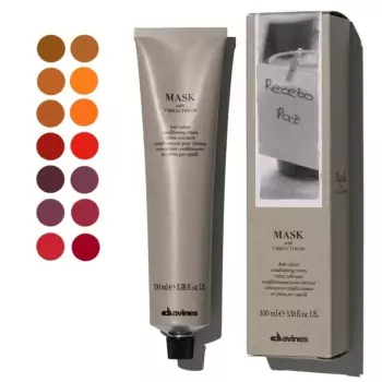 Перманентная Крем-Краска для Волос Davines Mask with Vibrachrom Warm Reds, 100 мл (теплые красные)