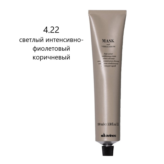 Перманентная Крем-Краска для Волос Davines Mask with Vibrachrom Cool Reds, 100 мл (холодные красные)