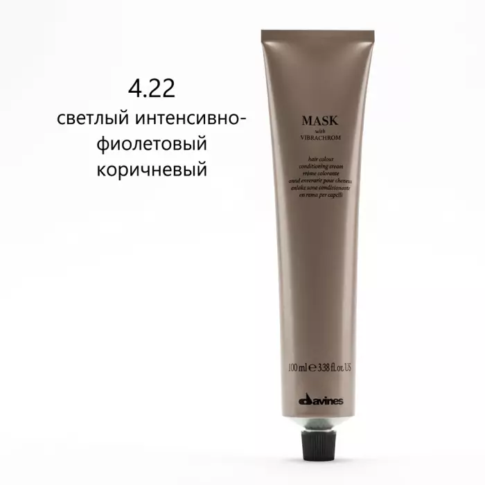 Перманентная Крем-Краска для Волос Davines Mask with Vibrachrom Cool Reds, 100 мл (холодные красные)